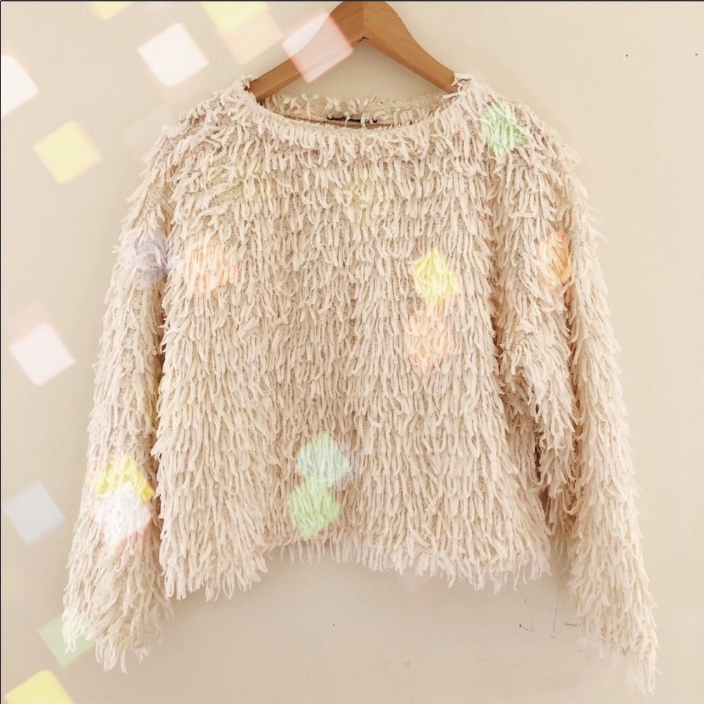 ZARA | Shaggy Sweater ✨